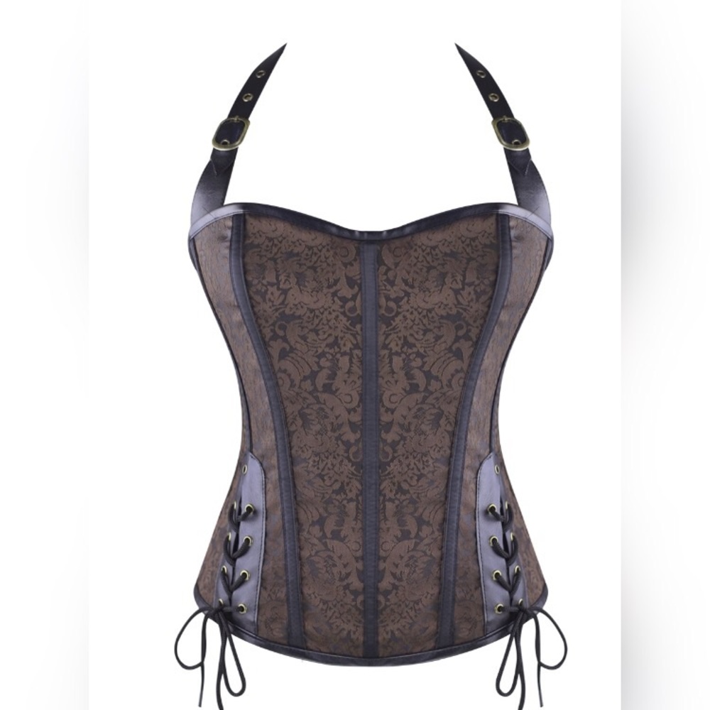 Brown Halter Corset